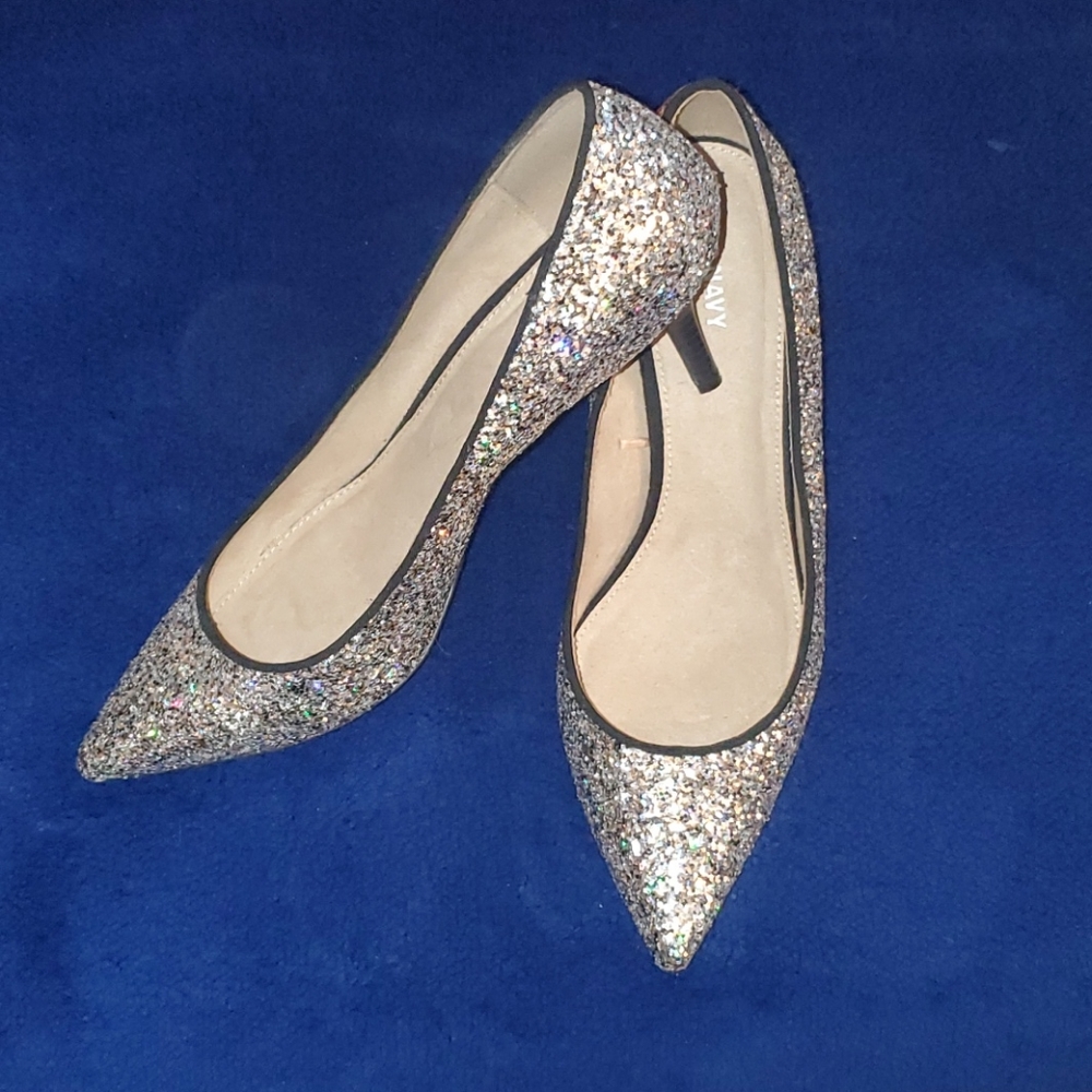 Old navy glitter heels